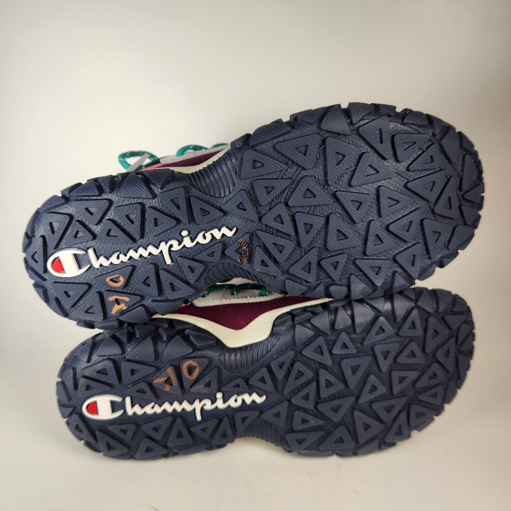 CHAMPION Women’s Tank Venetian Athletic Shoes Size 6 Purple Leather Hiking - Picture 10 of 11